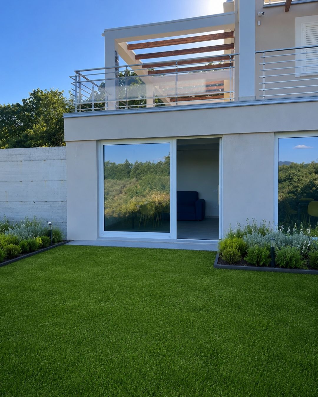 Giardino privato di Villa Mani immerso nel verde, Contursi Terme